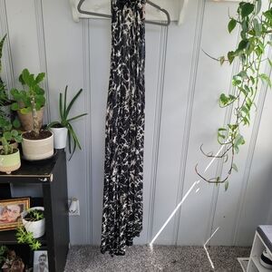 Philosophy Black and Cream Patterned Dress